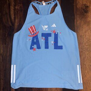 adidas Women’s Running Tank Top – Size Medium – Blue – Atlanta 4th of July Race